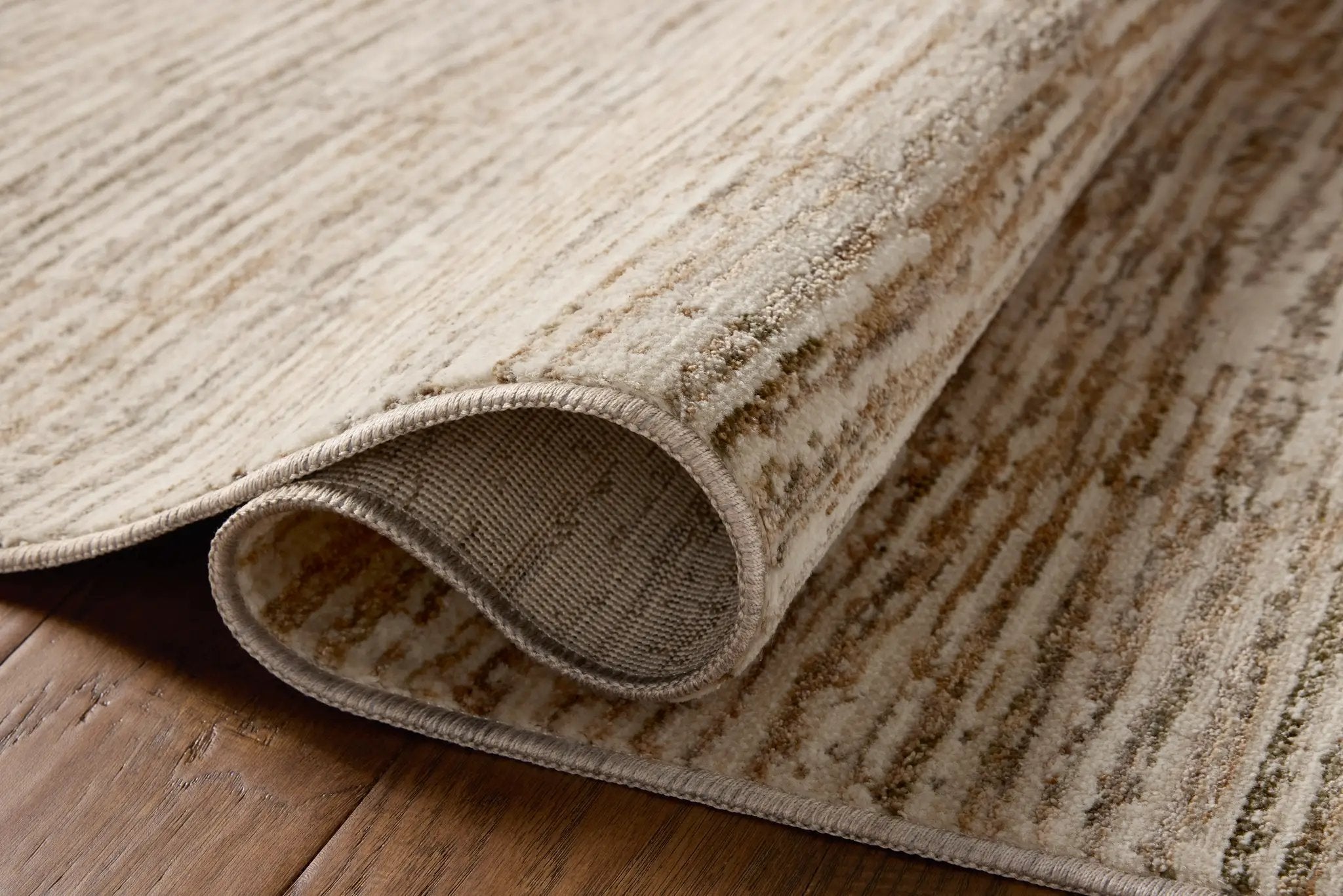 Nellie NEL-01 Beige / Fog Area Rug by Loloi