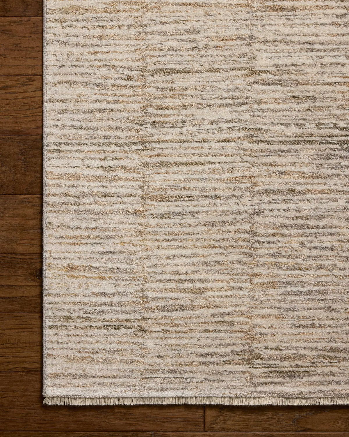 Nellie NEL-01 Beige / Fog Area Rug by Loloi