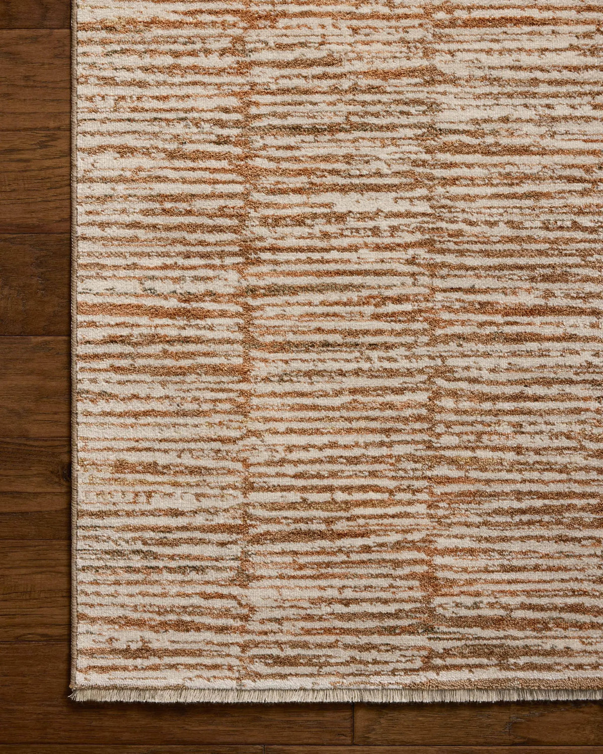 Nellie NEL-01 Terracotta / Ivory Area Rug by Loloi