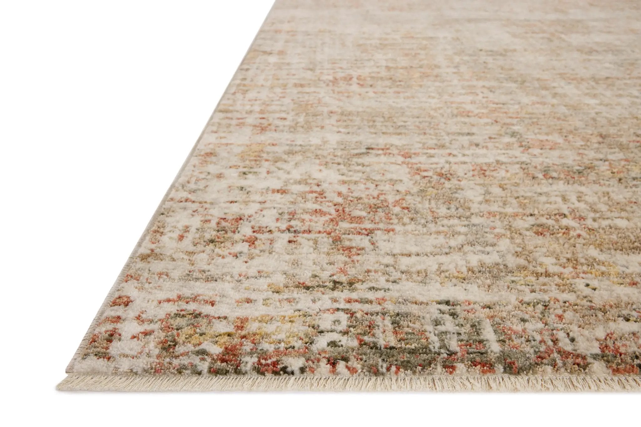 Nellie NEL-02 Natural / Sunset Area Rug by Loloi