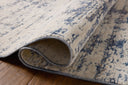 The Nellie NEL-05 Dove / Blue Area Rug delivers gentle dove and calming blue beauty and graphic elegance in a power-loomed polyester and polypropylene area rug