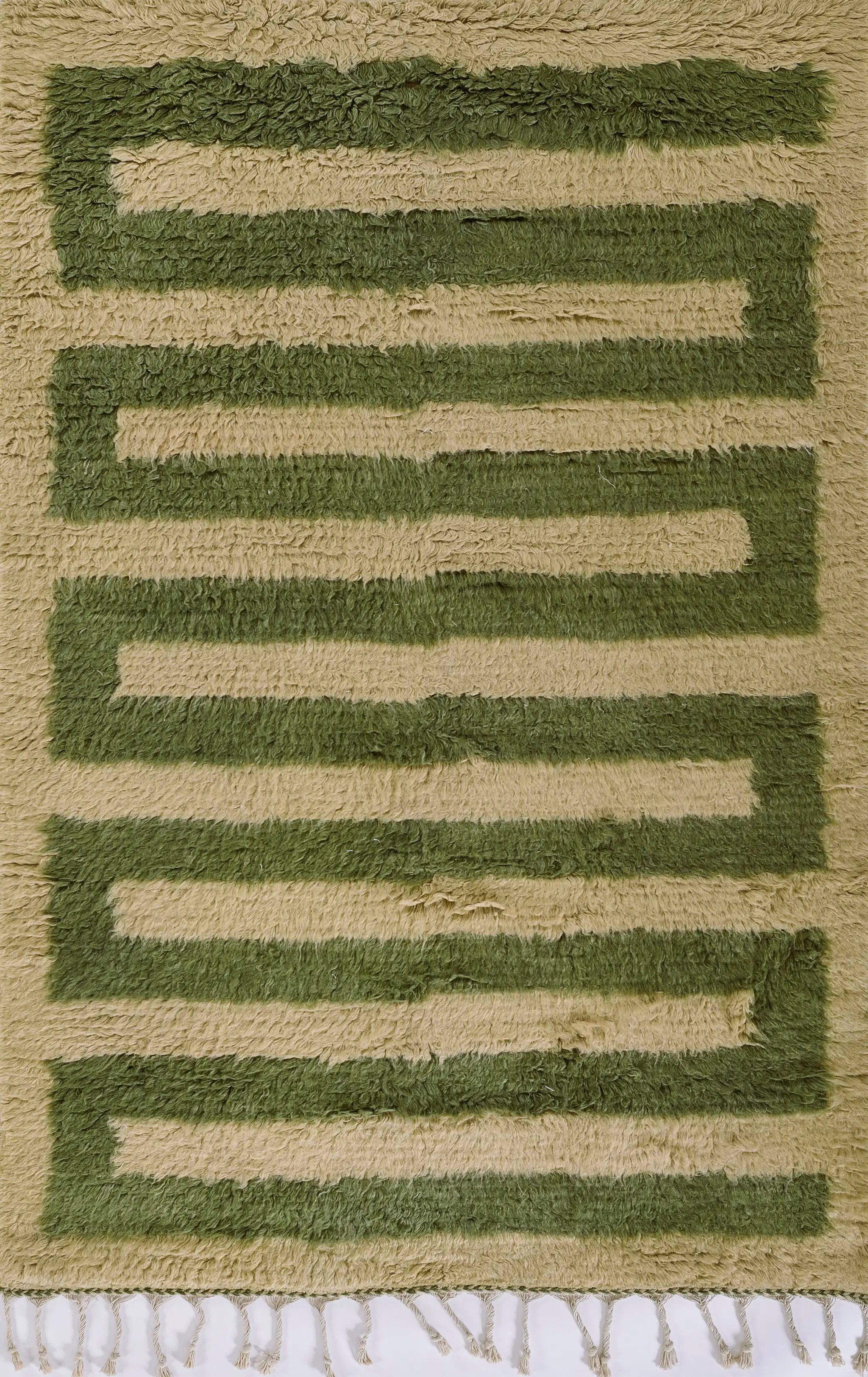 Neo Moroccan NEM-1 Green Area Rug by Momeni