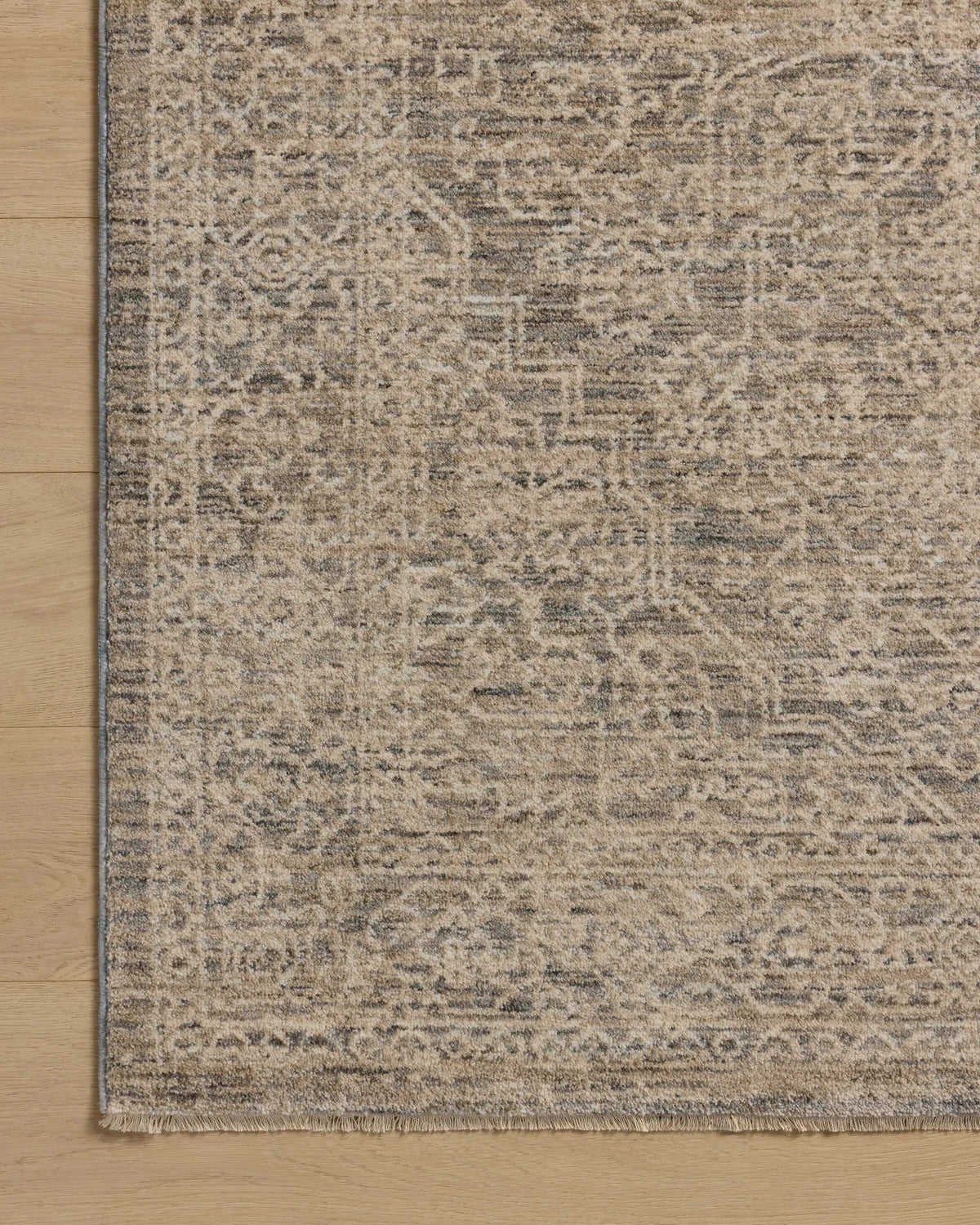 Newman NEW-01 Slate / Natural Area Rug by Loloi