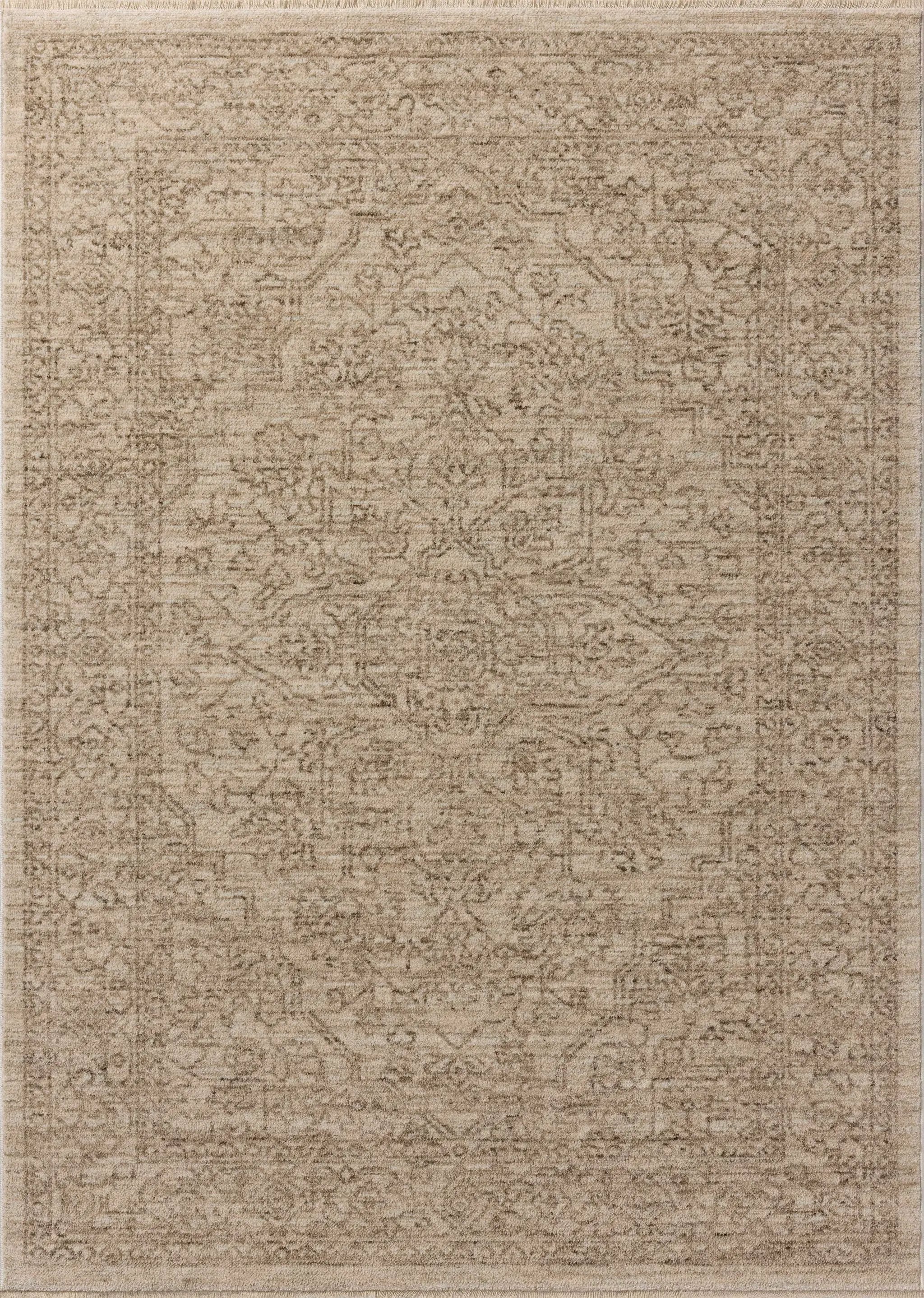 Newman NEW-01 Taupe / Bone Area Rug by Loloi