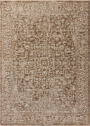 A power-loomed polyester area rug in grounded bark and warm natural tones with vintage and distressed motifs, the Newman NEW-02 Bark / Natural Area Rug grounds your room beautifully