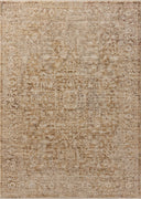 Layered in golden wheat and warm natural hues with vintage and distressed patterns, the Newman NEW-02 Wheat / Natural Area Rug is a power-loomed polyester area rug perfect for any setting