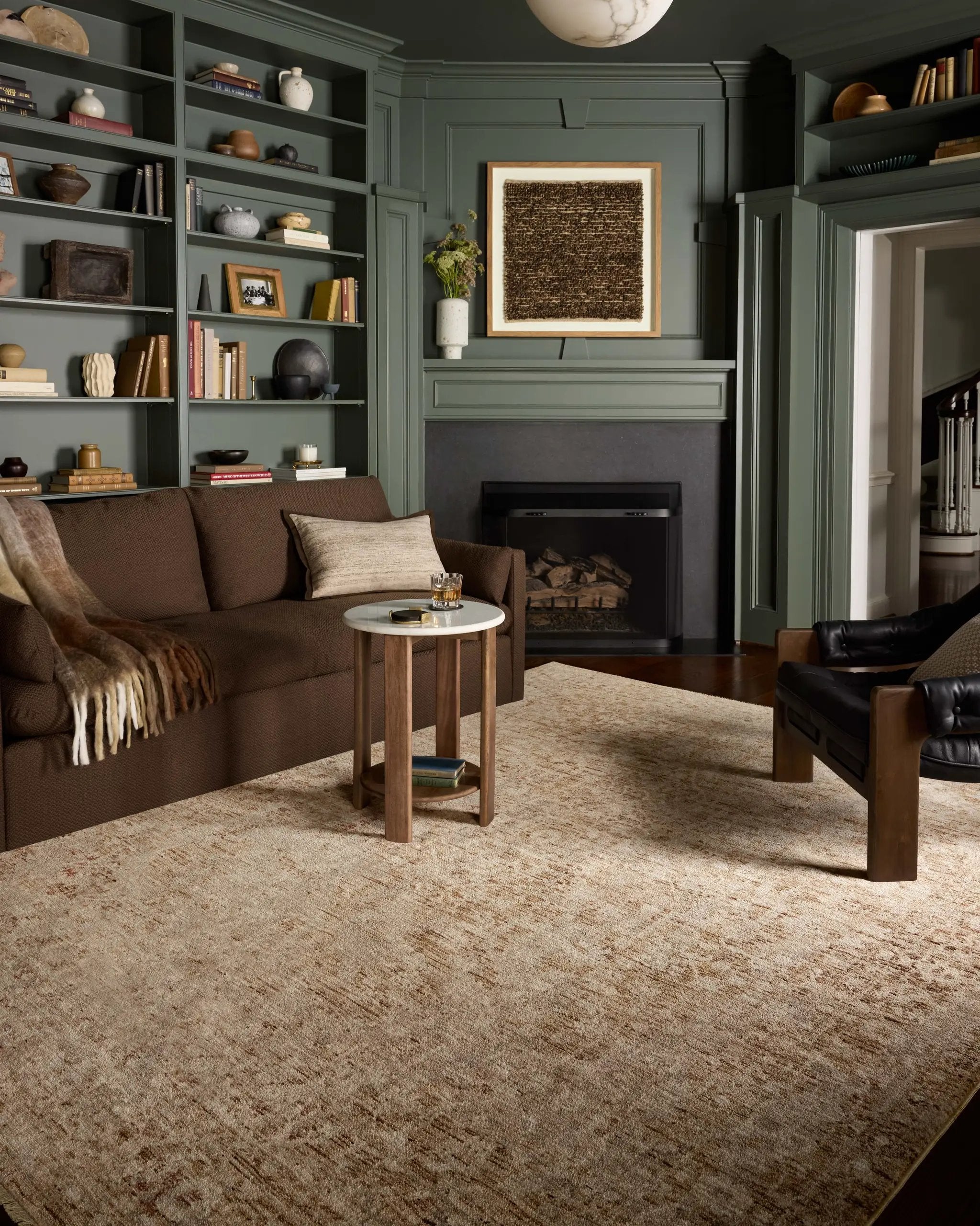 Newman NEW-02 Wheat / Natural Area Rug by Loloi