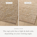 Layered in golden wheat and warm natural hues with vintage and distressed patterns, the Newman NEW-02 Wheat / Natural Area Rug is a power-loomed polyester area rug perfect for any setting