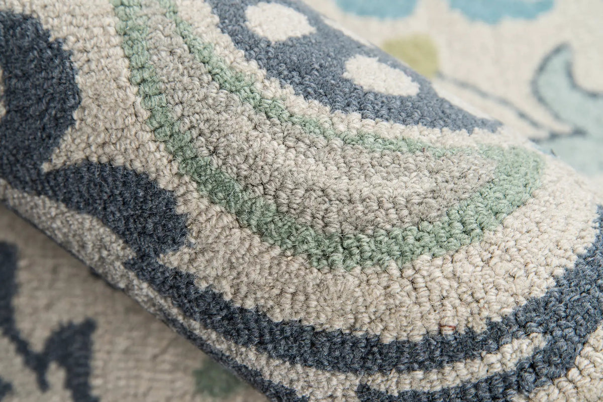 Newport NP-12 Blue Area Rug by Momeni