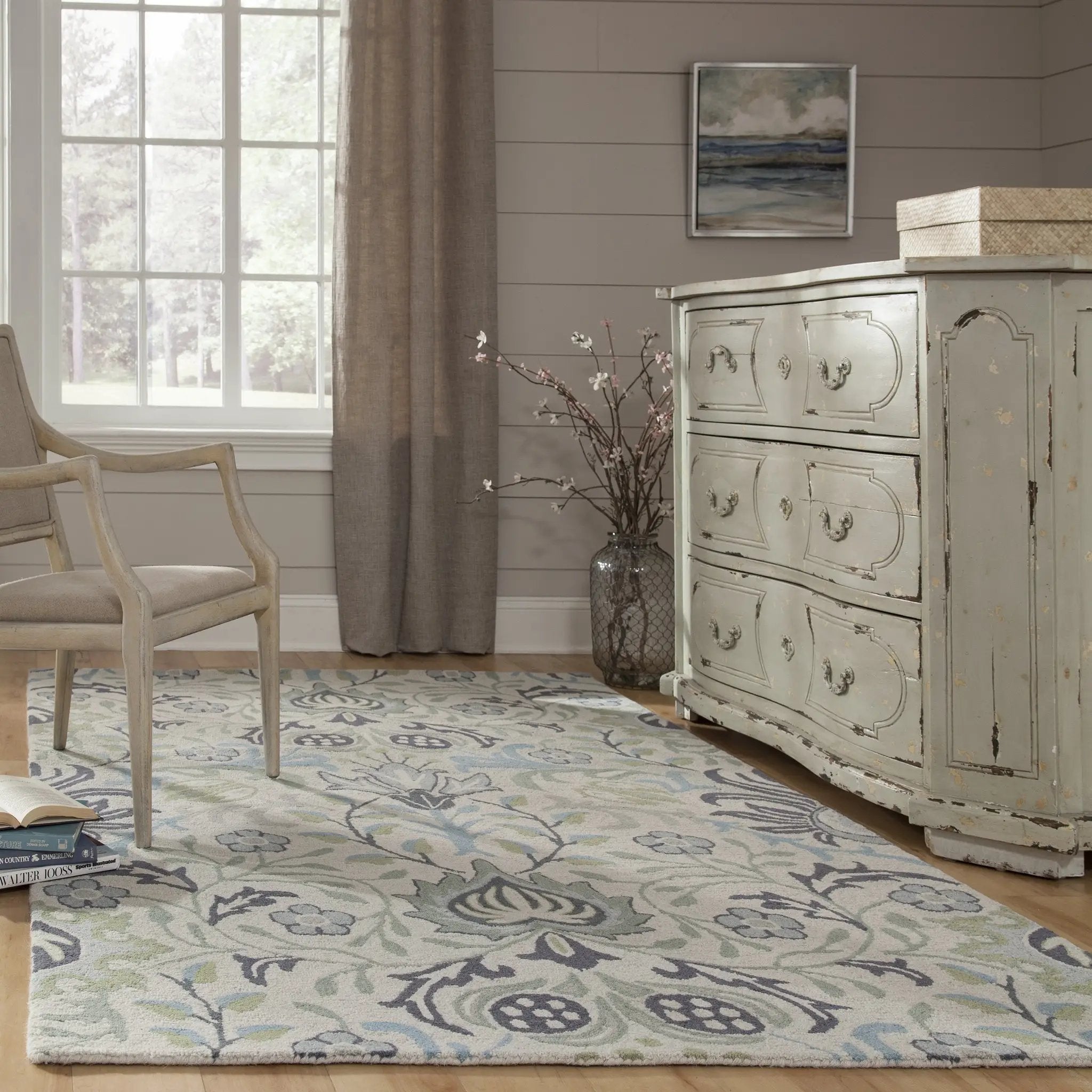 Newport NP-12 Blue Area Rug by Momeni