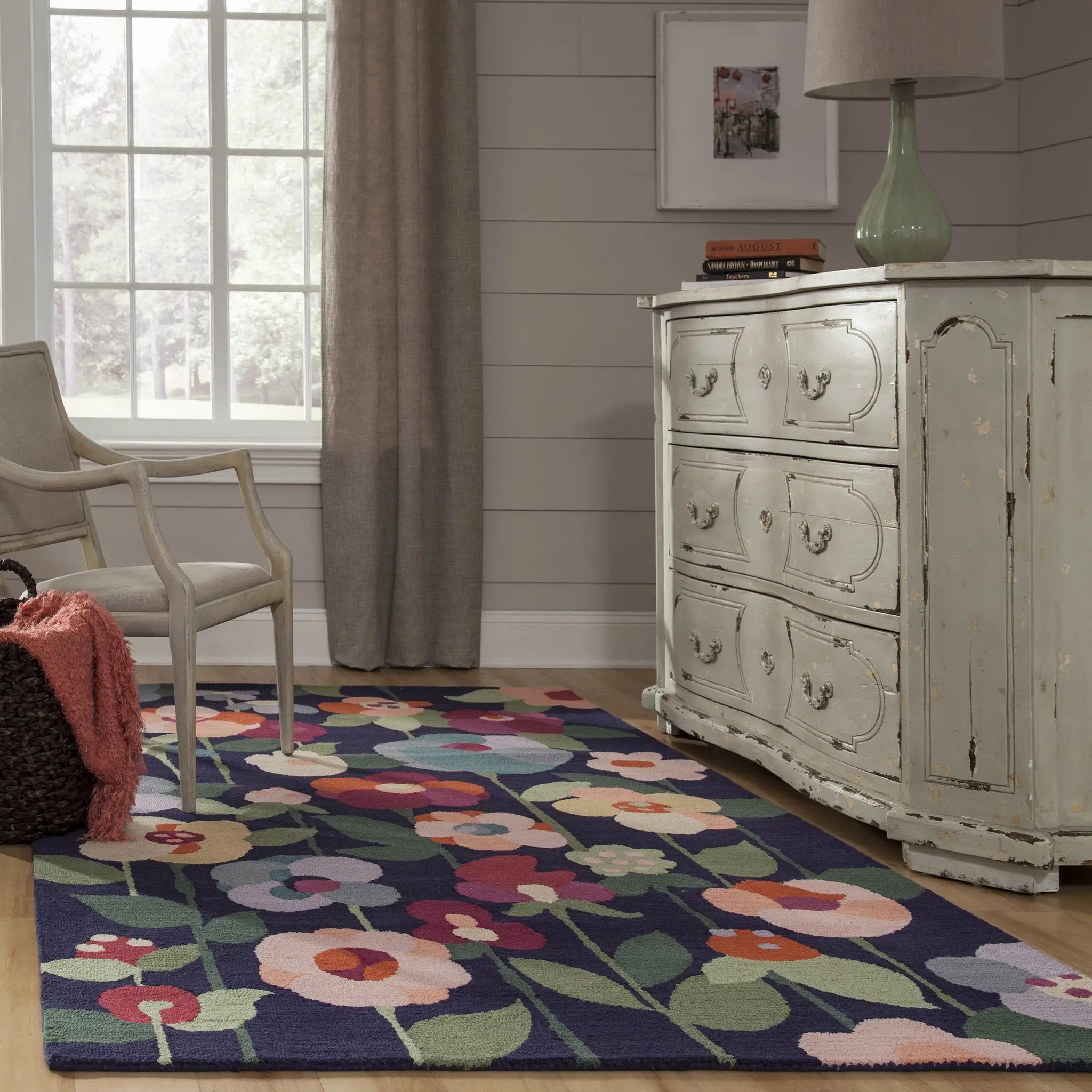 Newport NP-14 Navy Area Rug by Momeni