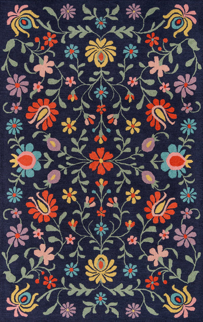 Momeni Newport NP-20 Navy Hand Tufted Area Rug