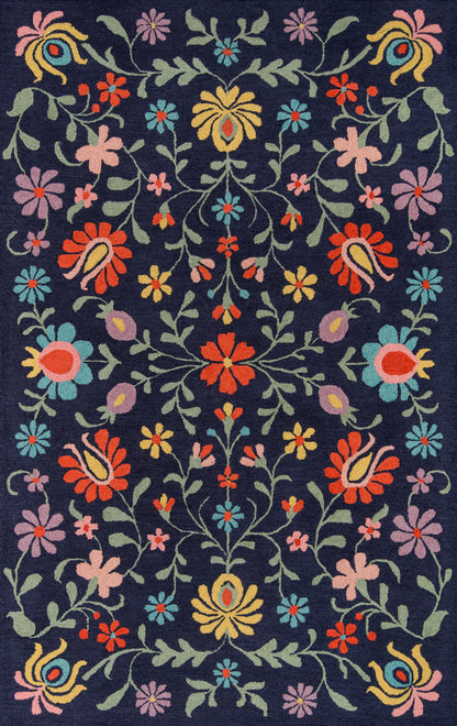 Momeni Newport NP-20 Navy Hand Tufted Area Rug