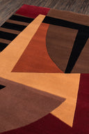 Momeni New Wave NW-22 Pomegranate Hand Tufted Area Rug