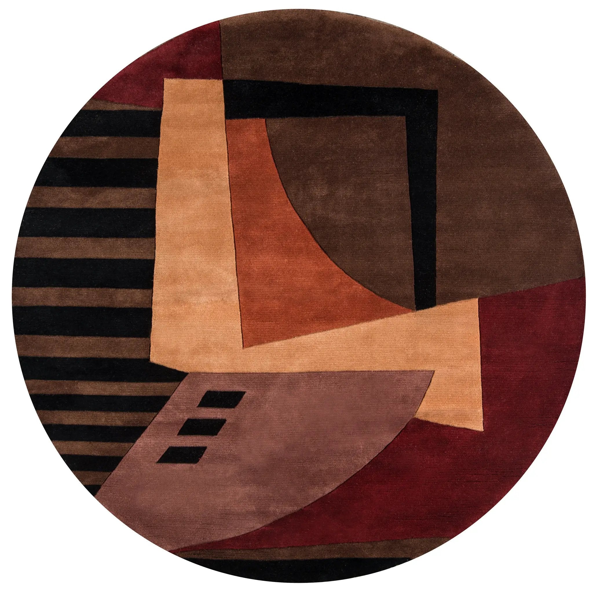 New Wave NW-22 Pomegranate Area Rug by Momeni
