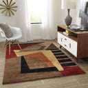 Momeni New Wave NW-22 Pomegranate Hand Tufted Area Rug