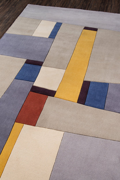 Momeni New Wave NW-23 Gray Hand Tufted Area Rug