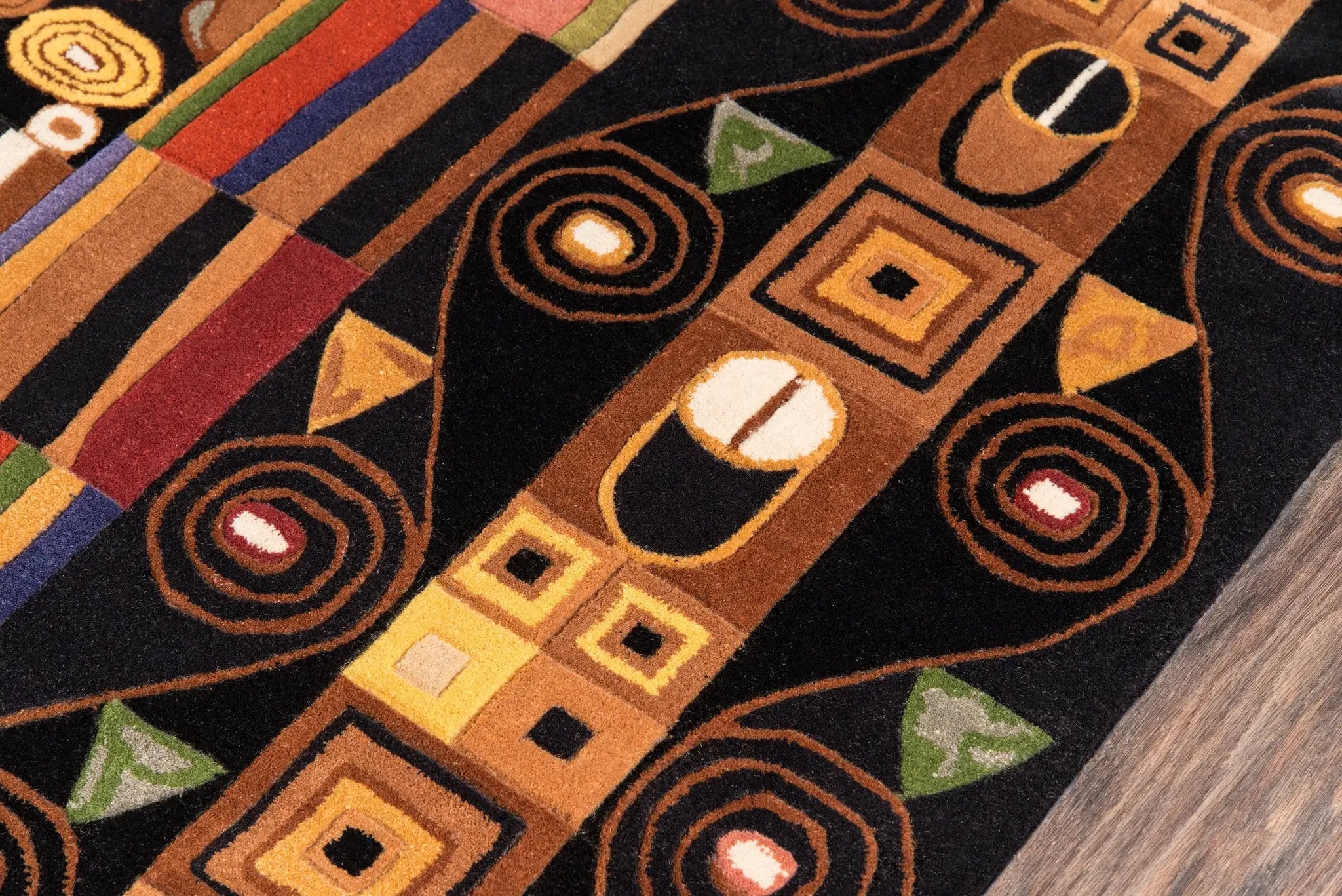 New Wave NW-33 Black Area Rug by Momeni