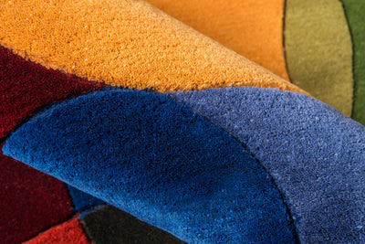 Momeni New Wave NW-37 Multi-Color Hand Tufted Area Rug