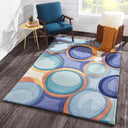 Momeni New Wave NW133 Blue Hand Tufted Area Rug