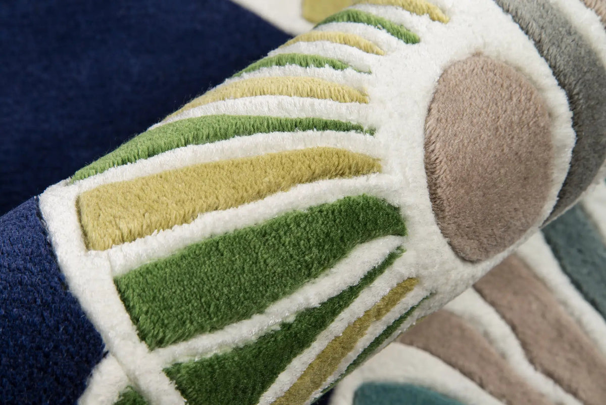 New Wave NW146 Navy Area Rug by Momeni