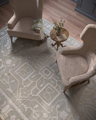 Momeni Nirvana NIR-1 Blue Hand Woven Area Rug