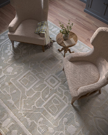 Momeni Nirvana NIR-1 Blue Hand Woven Area Rug