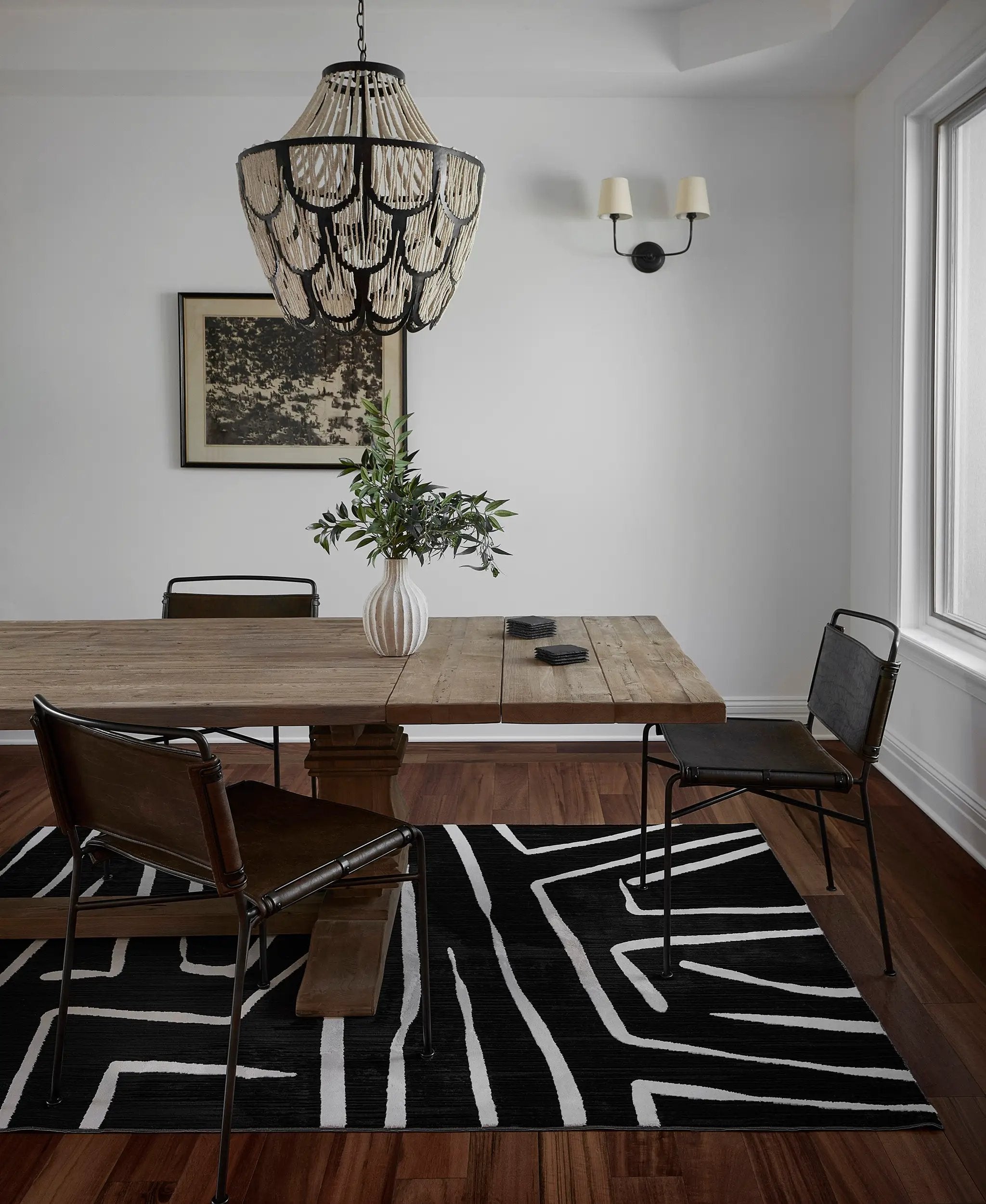 Noho NO-04 Black Area Rug by Momeni
