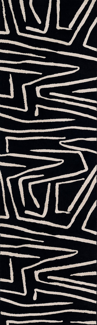 Momeni Noho NO-04 Black Area Rug