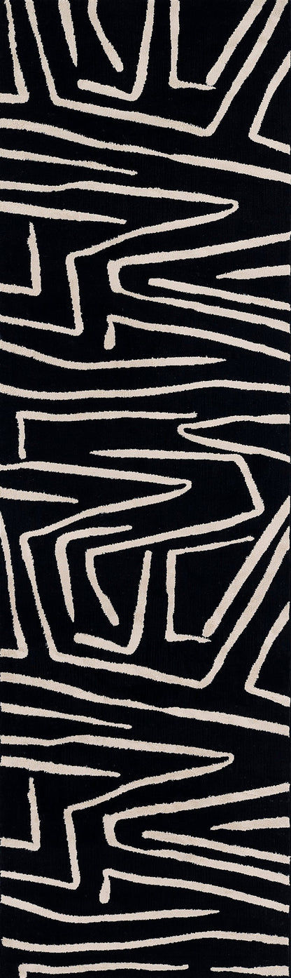 Momeni Noho NO-04 Black Area Rug
