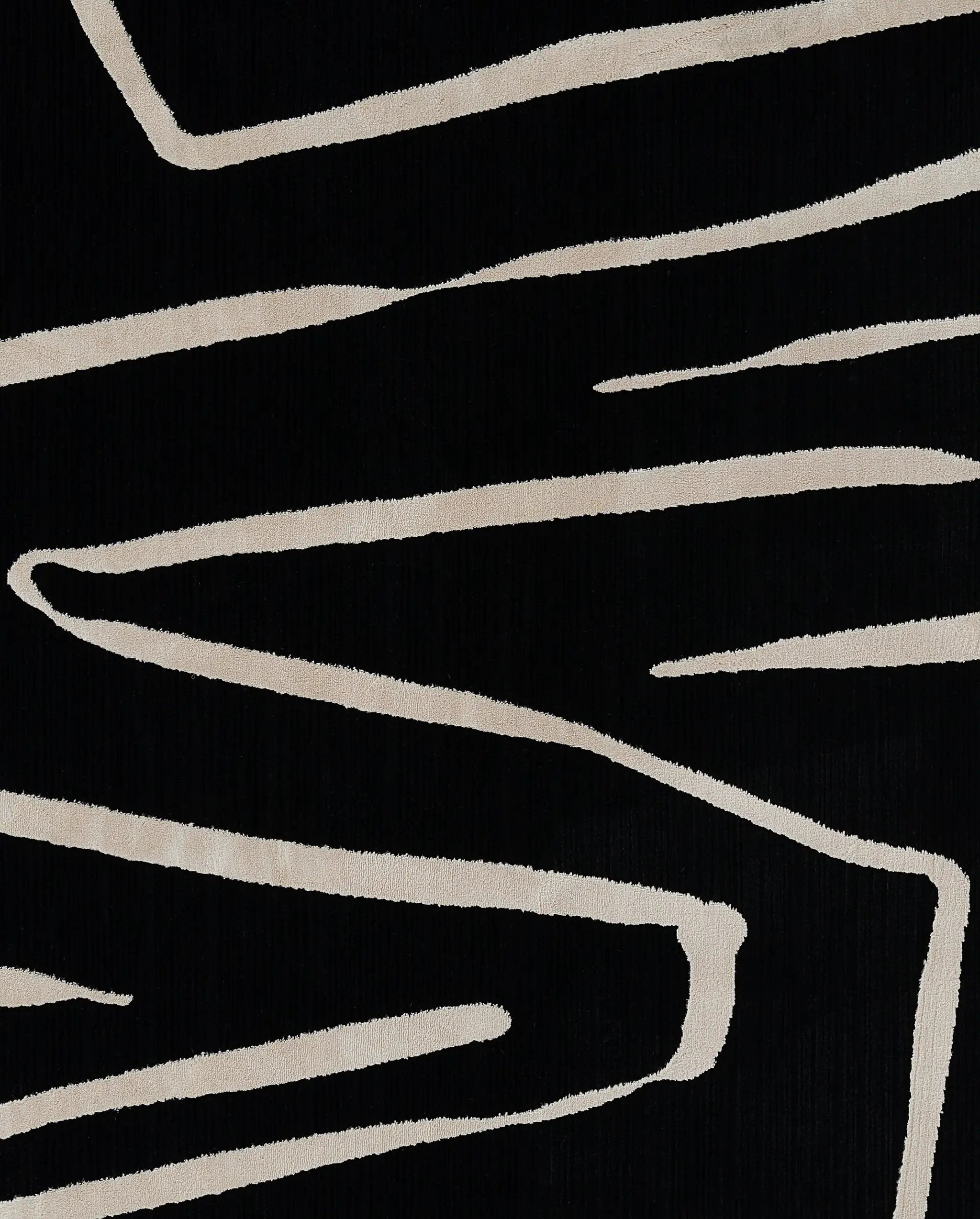 Noho NO-04 Black Area Rug by Momeni