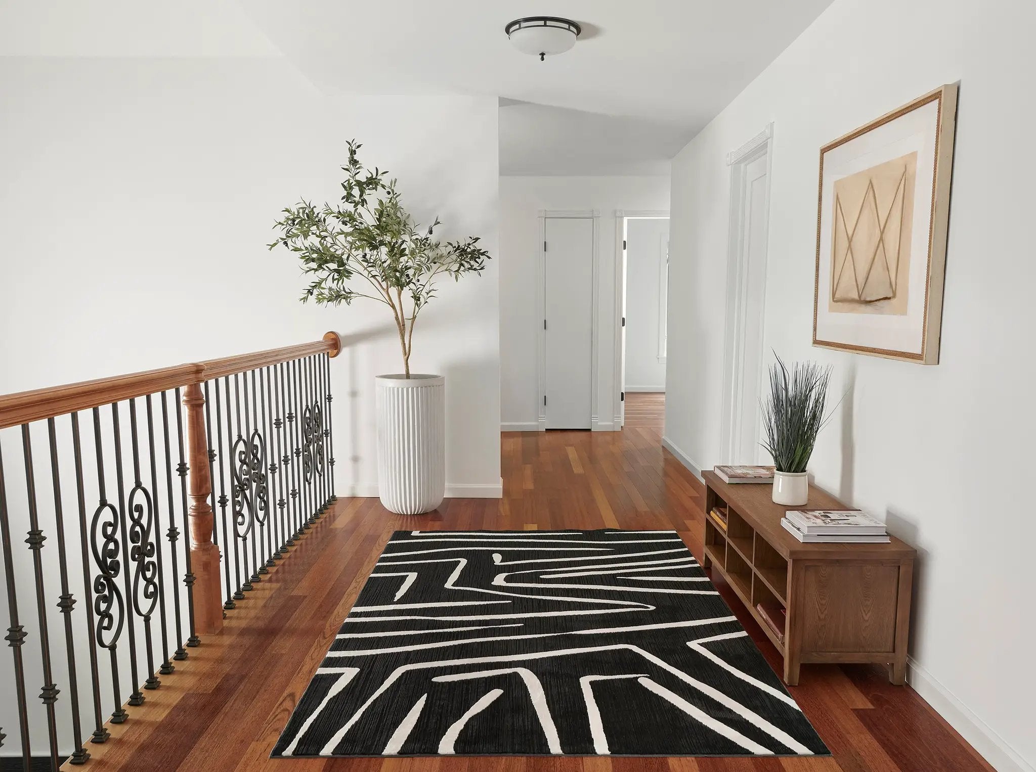 Noho NO-04 Black Area Rug by Momeni