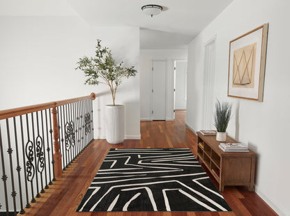 Momeni Noho NO-04 Black Area Rug