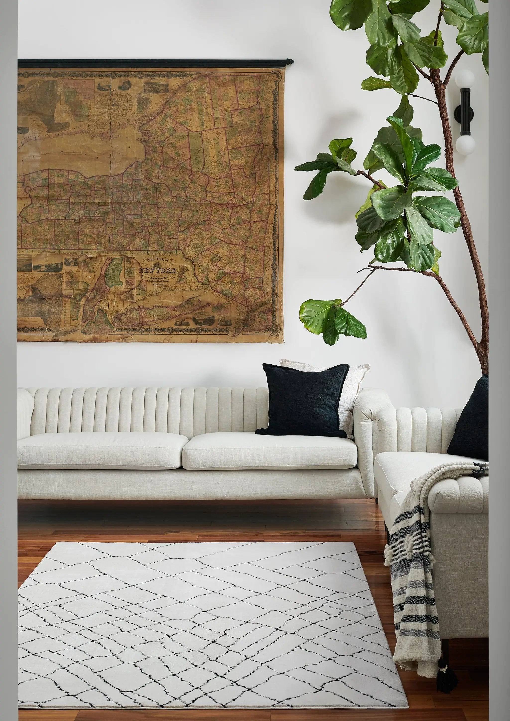 Noho NO-05 Ivory Area Rug by Momeni