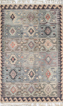 Momeni Nomad NOM-1 Blue Hand Knotted Area Rug