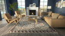 Momeni Nomad NOM-1 Blue Hand Knotted Area Rug