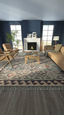 Momeni Nomad NOM-1 Blue Hand Knotted Area Rug