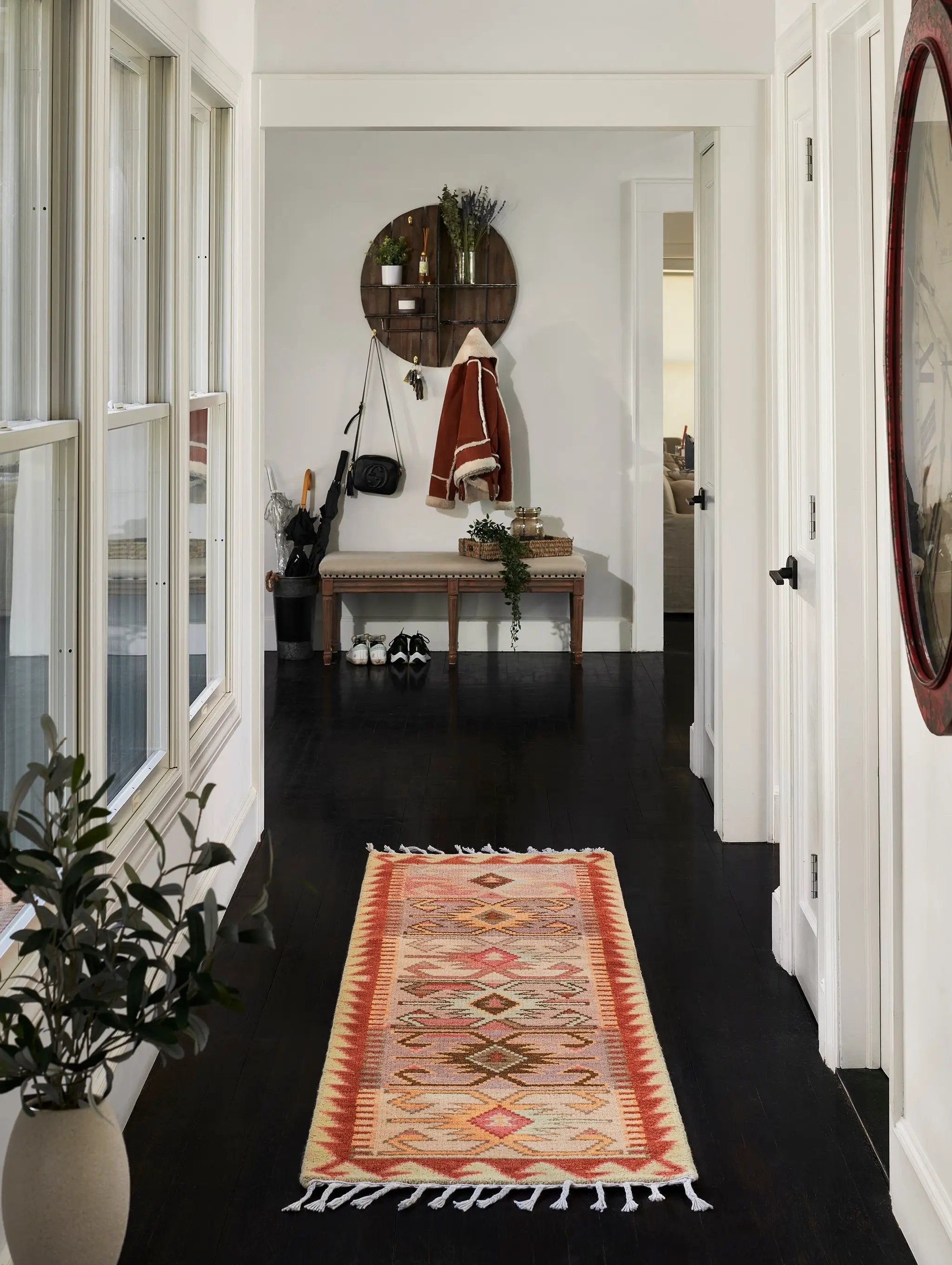Nomad NOM-1 Rust Area Rug by Momeni