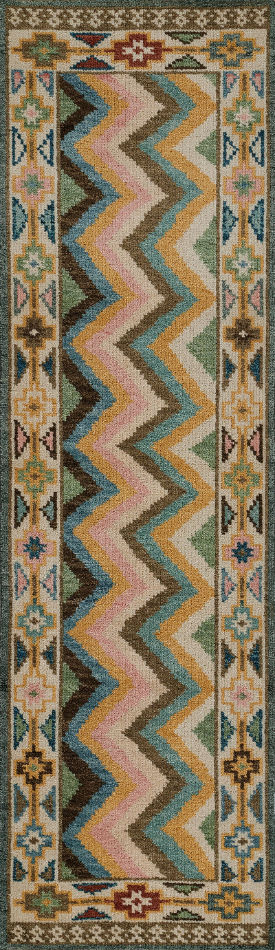 Momeni Nomad NOM-7 Multi-Color Hand Knotted Area Rug