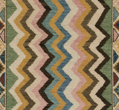 Momeni Nomad NOM-7 Multi-Color Hand Knotted Area Rug
