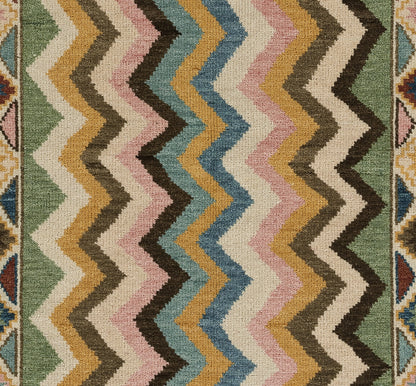 Momeni Nomad NOM-7 Multi-Color Hand Knotted Area Rug