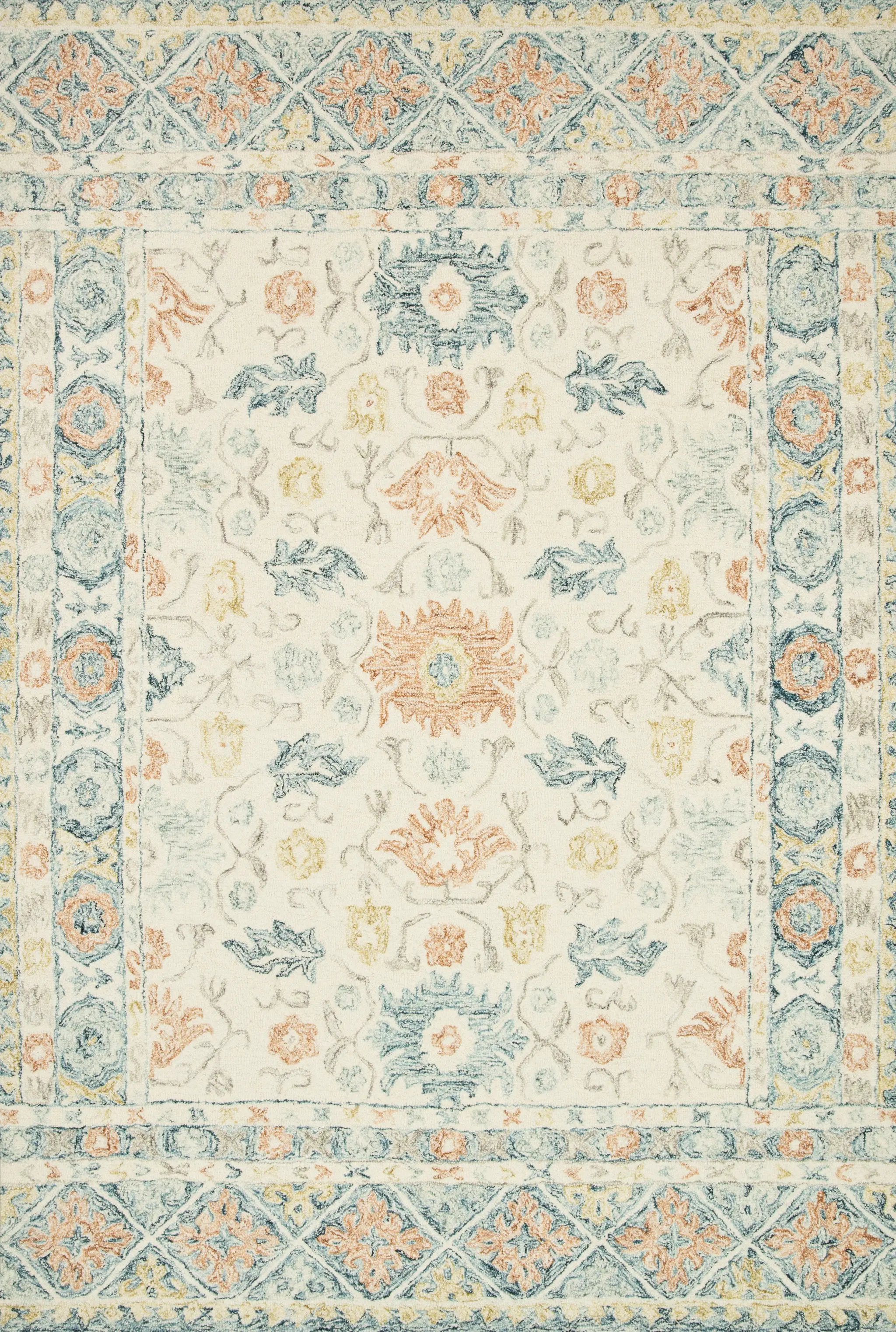 Norabel NOR-01 Ivory / Multi Area Rug by Loloi