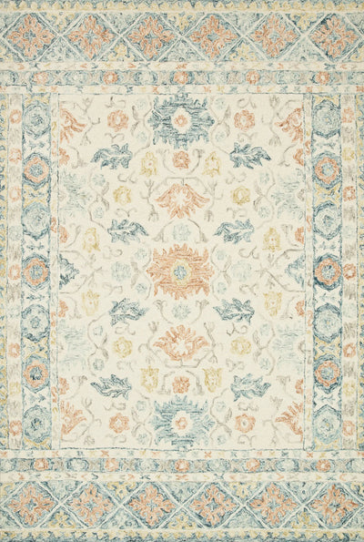 Norabel NOR-01 Ivory / Multi Area Rug by Loloi