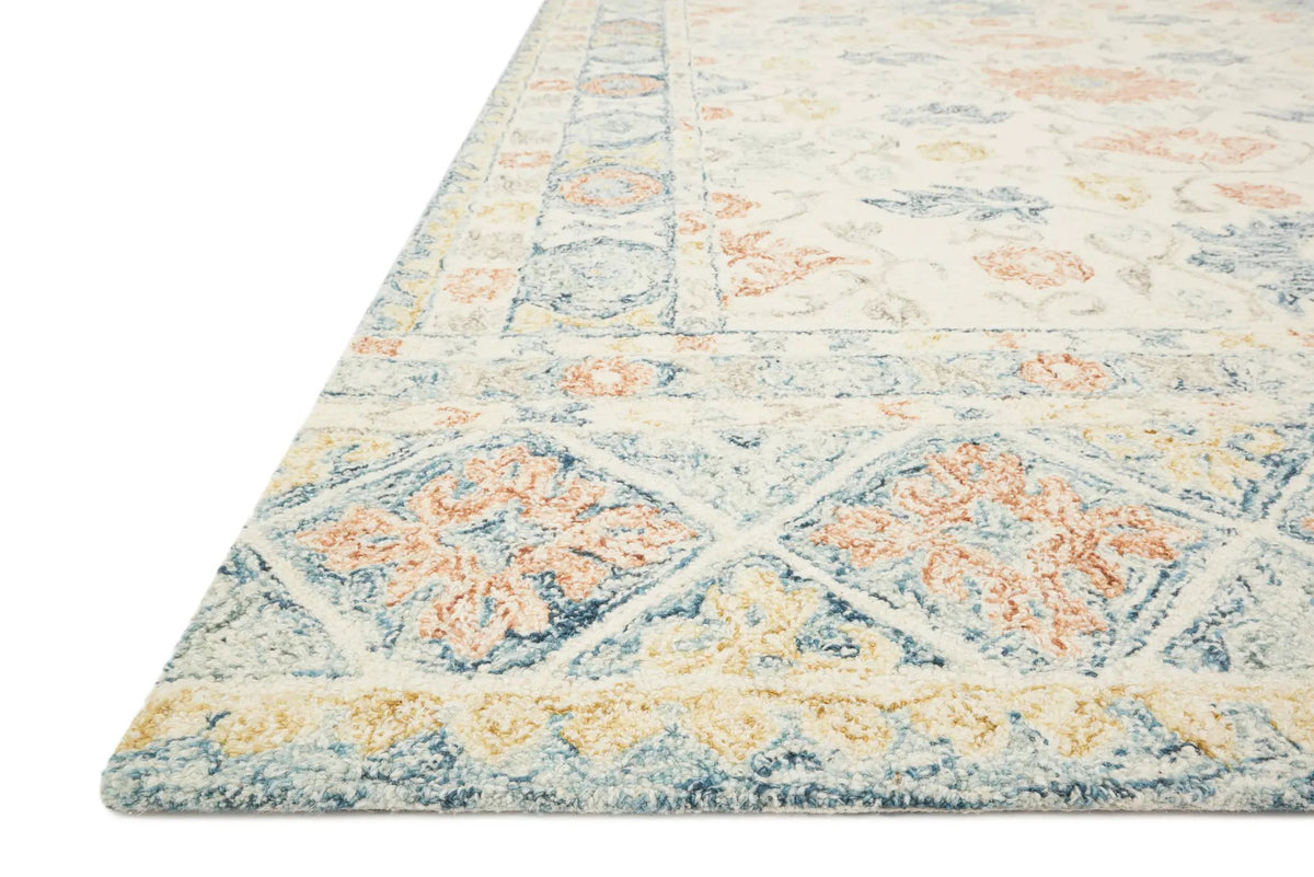 Norabel NOR-01 Ivory / Multi Area Rug by Loloi