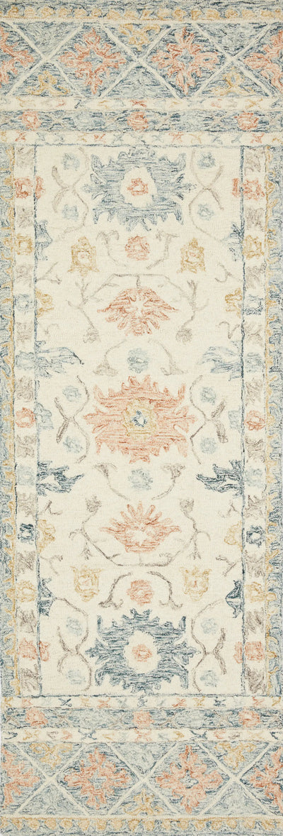 Norabel NOR-01 Ivory / Multi Area Rug by Loloi