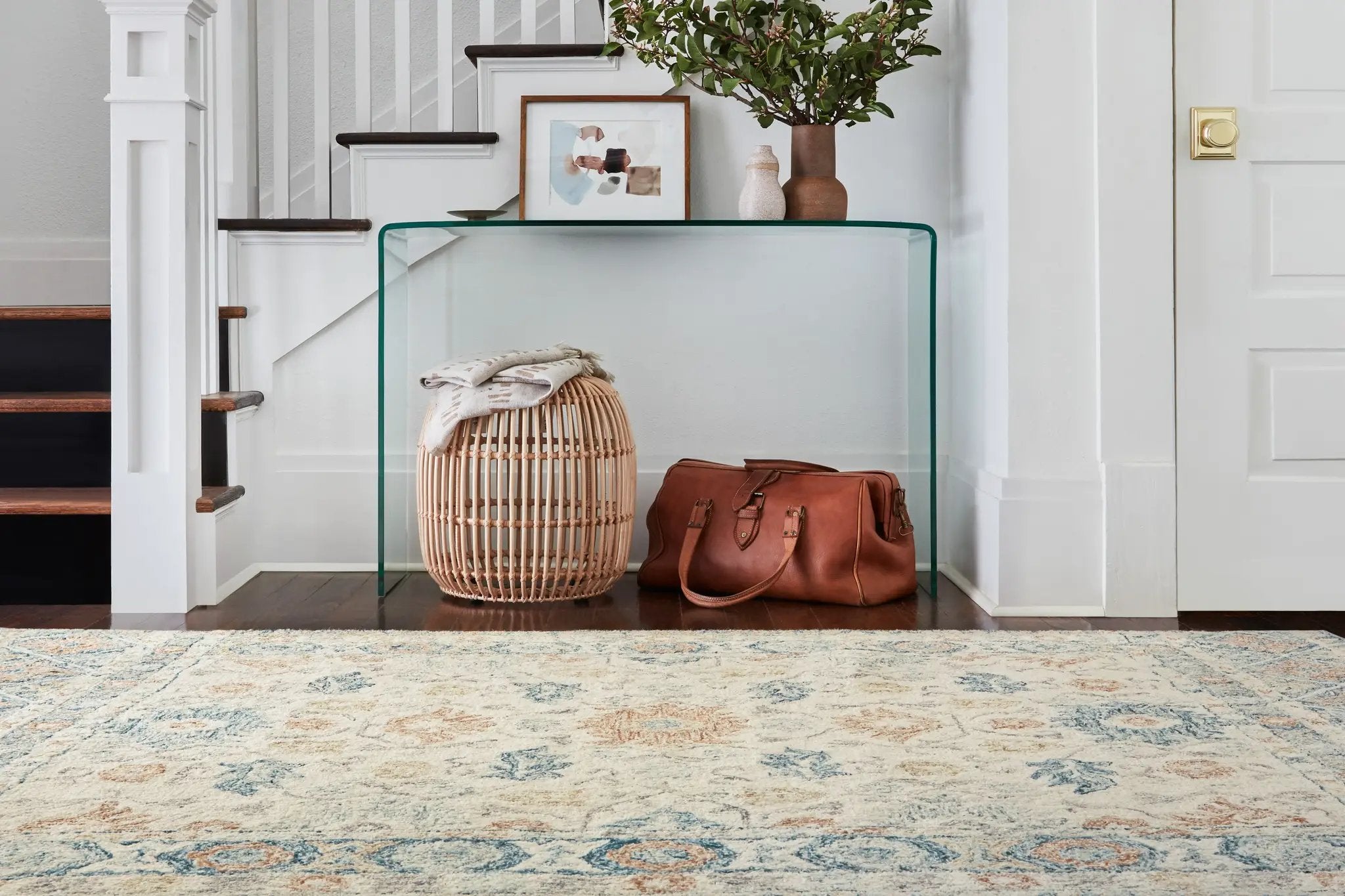 Norabel NOR-01 Ivory / Multi Area Rug by Loloi