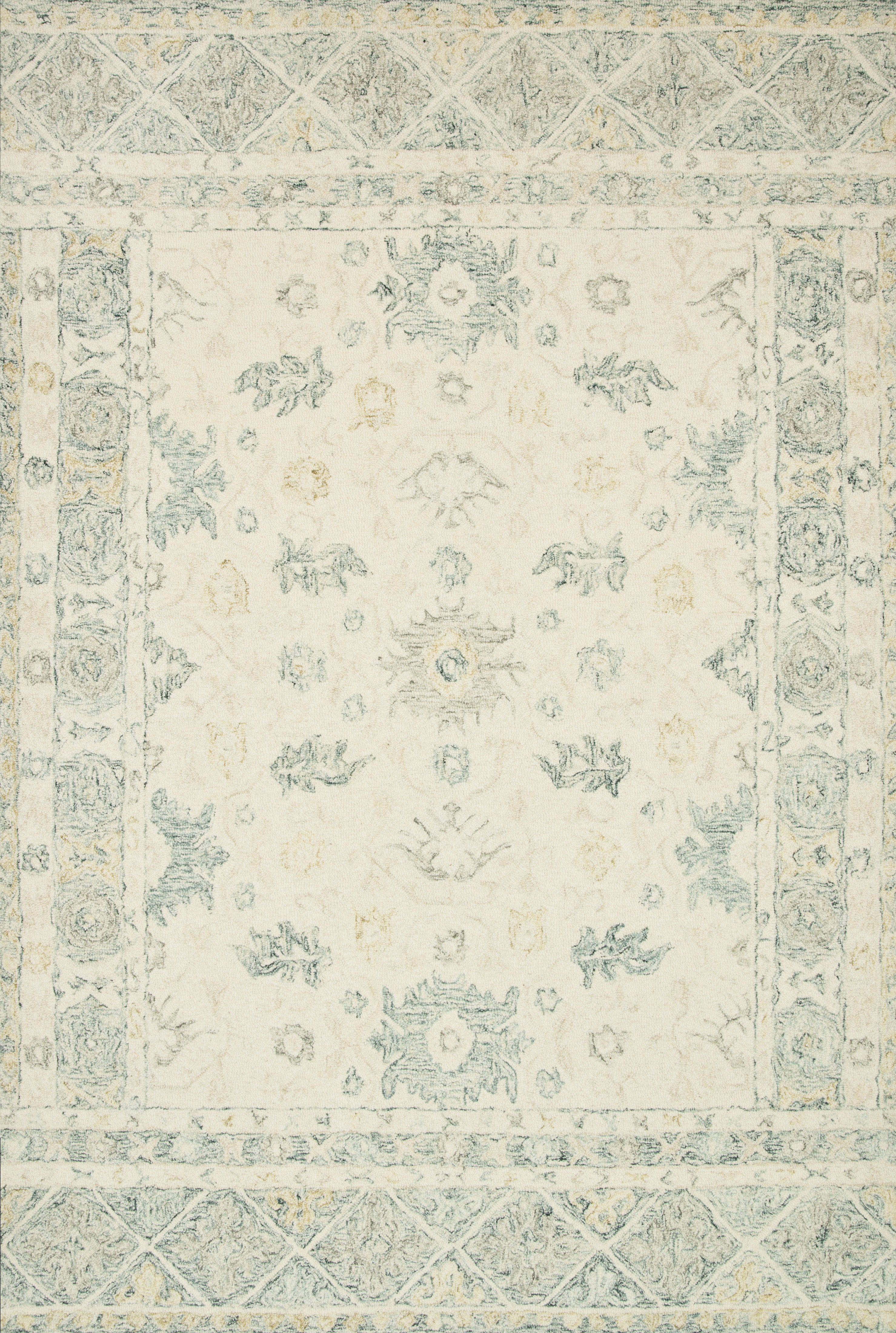 Loloi Norabel NOR-01 Ivory / Slate Area Rug