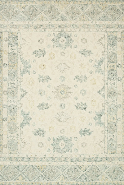 Norabel NOR-01 Ivory / Slate Area Rug by Loloi
