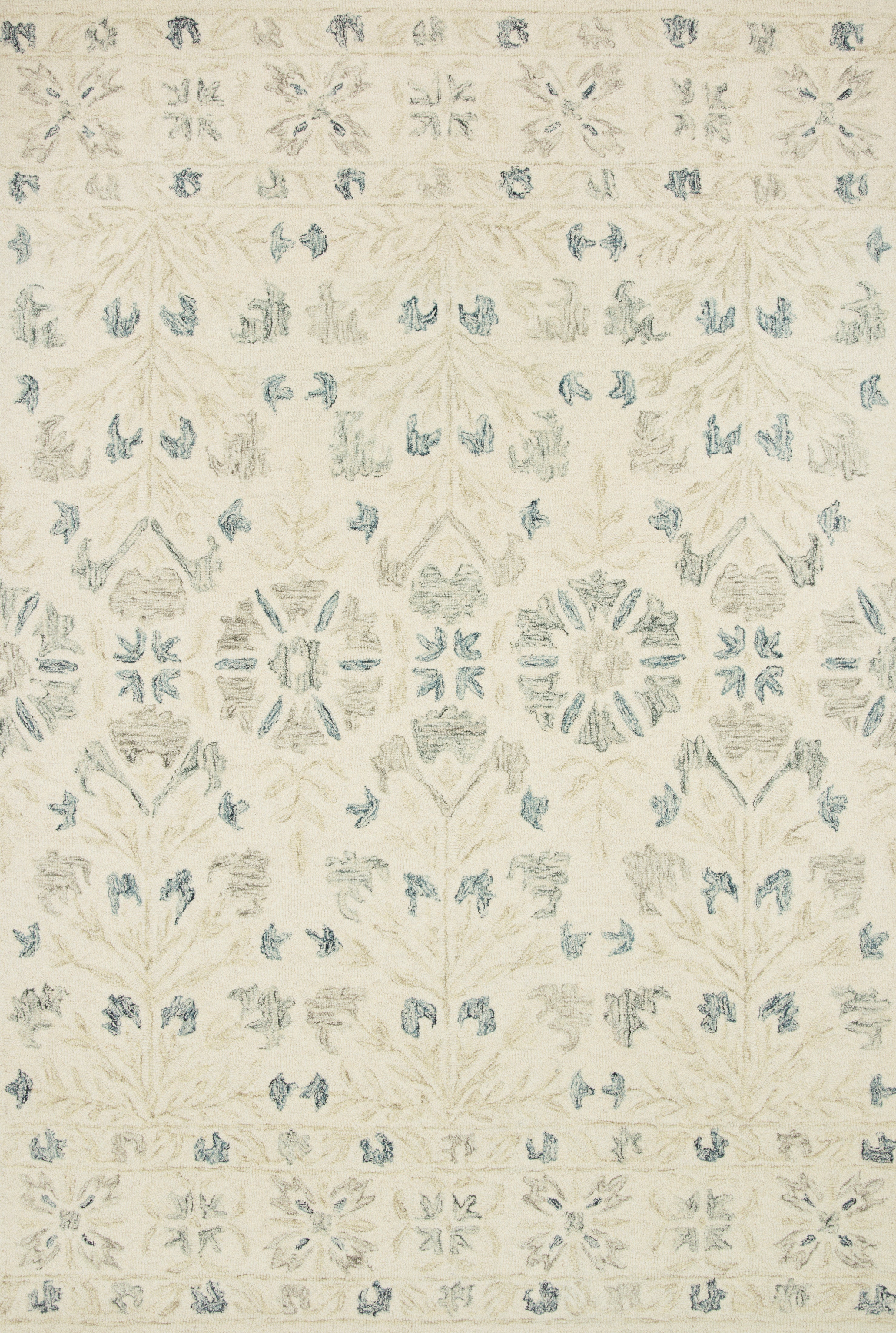 Loloi Norabel NOR-02 Ivory / Grey Area Rug