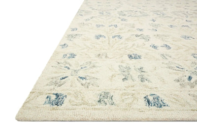 Norabel NOR-02 Ivory / Grey Area Rug by Loloi